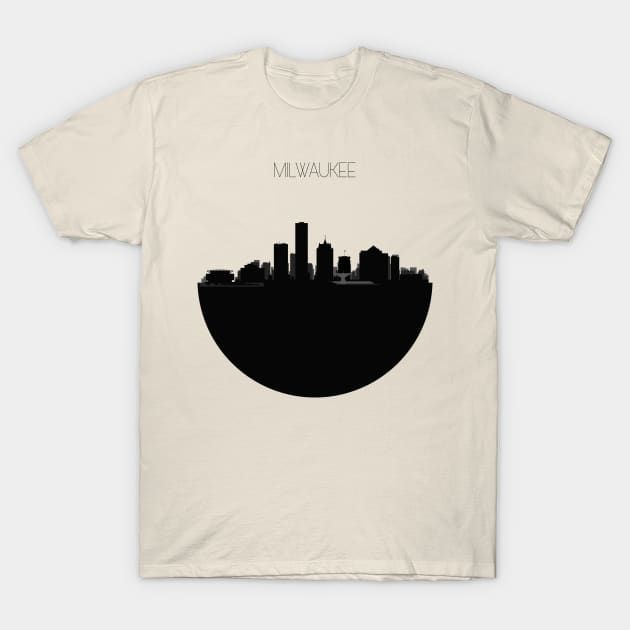 Milwaukee Skyline T-Shirt by inspirowl